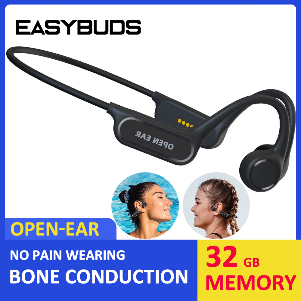 Open Ear Air Conduction Headphones - EASYBUDS наушники с открытым ухом, Bluetooth