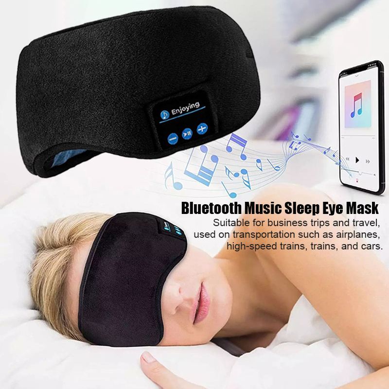 Sleep Mask Headphones Bluetooth - Беспроводные наушники Bluetooth, маска для сна,