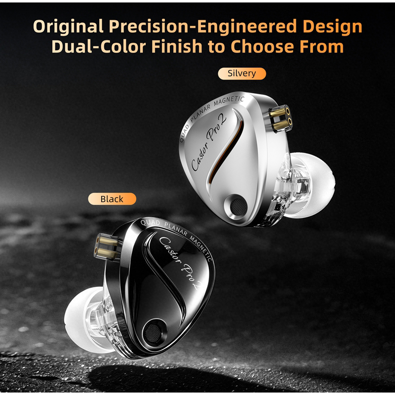 Type C Wired Earphones With Mic - KZ Castor Pro 2 HiFi IEM