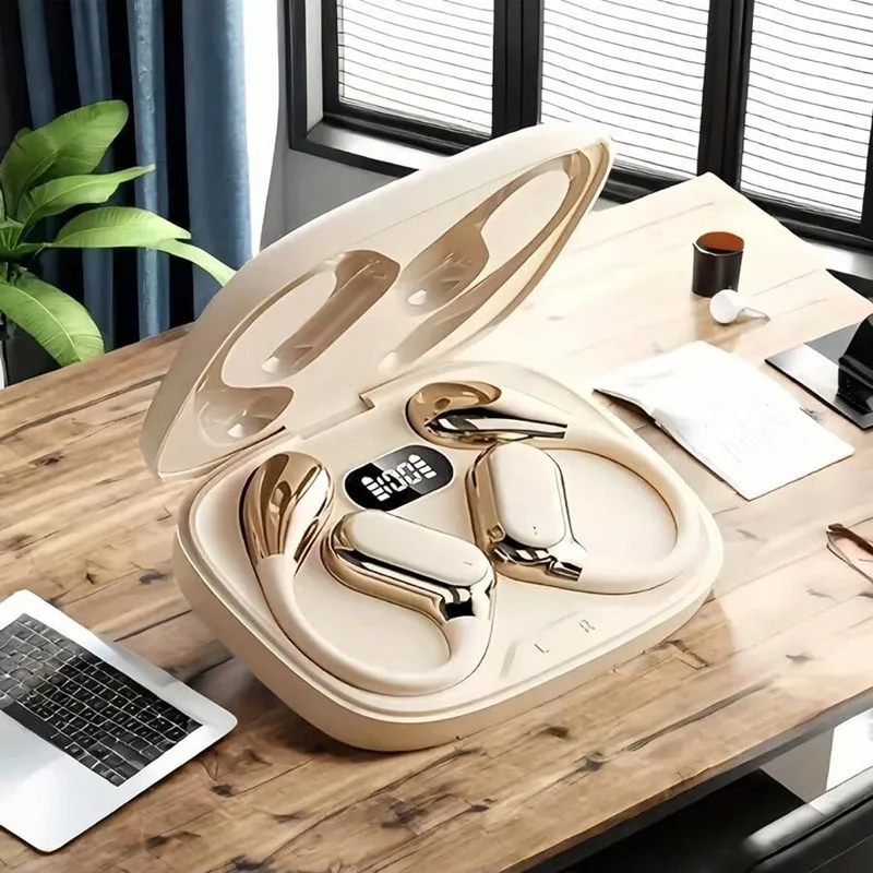 Open Ear Air Conduction Headphones - Беспроводные Bluetooth-наушники Q11 с силиконовым креплением