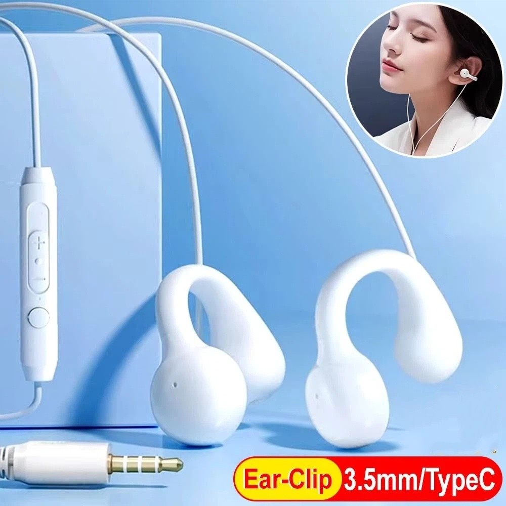 Open Ear Air Conduction Headphones - Проводные наушники с воздушной проводимостью, наушники