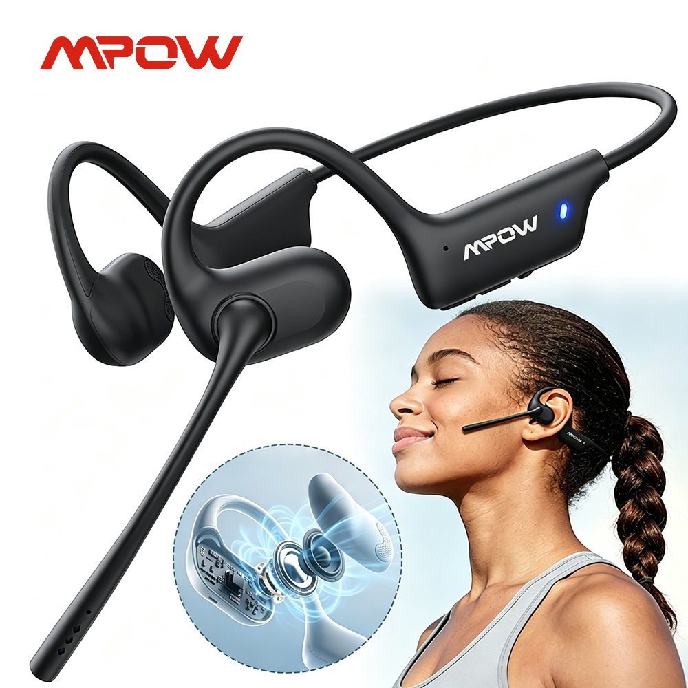Open Ear Air Conduction Headphones - Беспроводные спортивные наушники Mpow O1 с