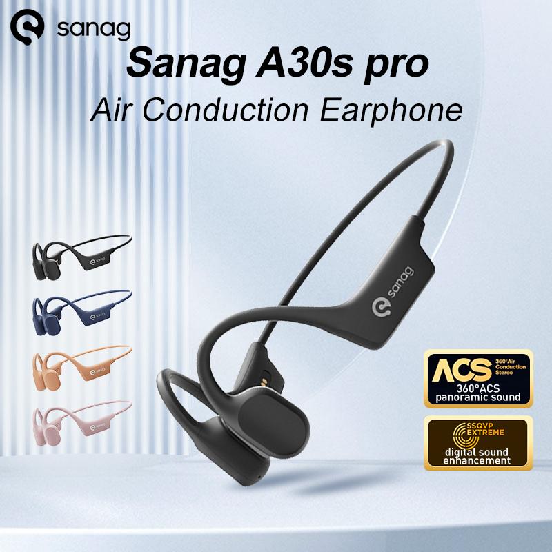 Bone Conduction Running Headphones - Sanag A30S Pro Беспроводные наушники с