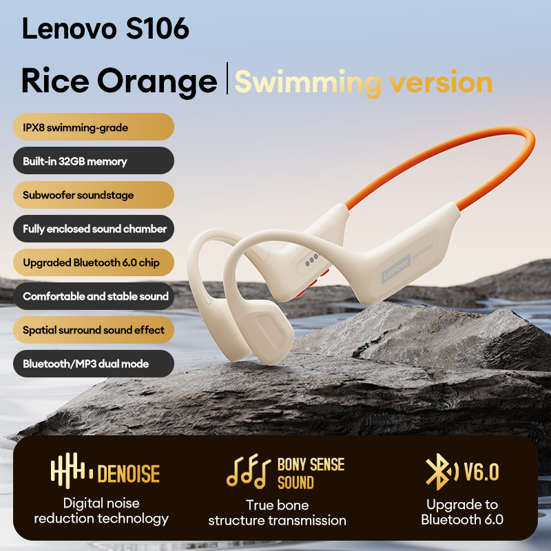 Наушники Choice Lenovo S106 с  – обзор и цена Bone Conduction Running Headphones