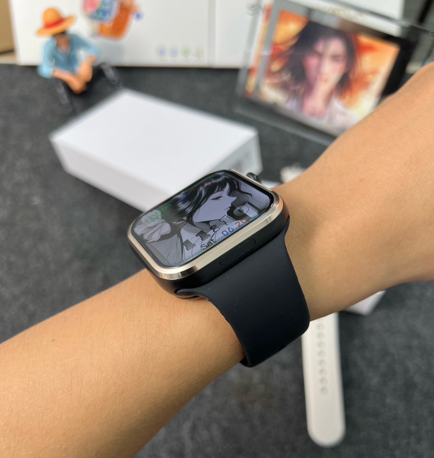 [Широкоэкранные смарт-часы M53 – обзор и цена Smartwatches