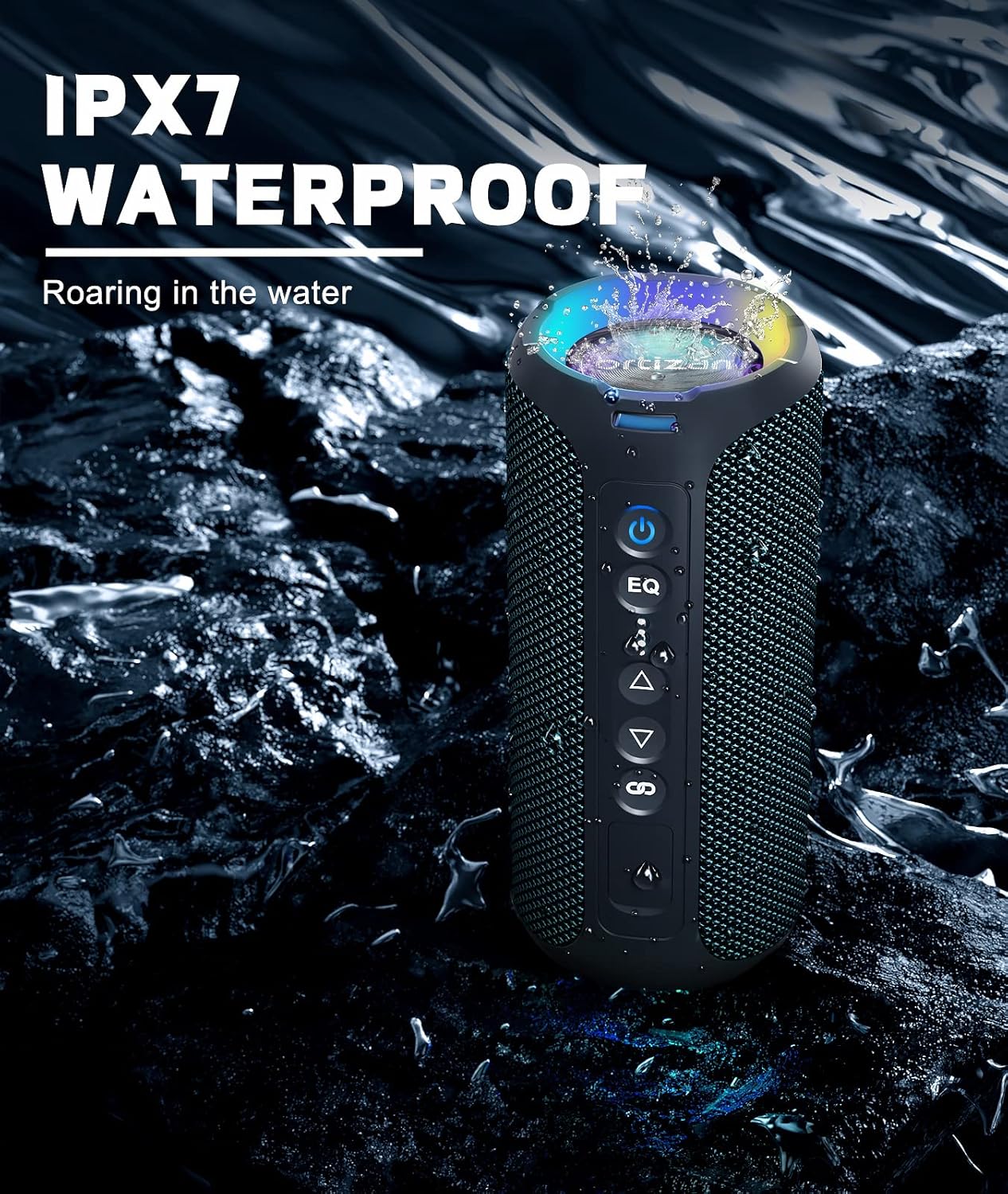 Ортовые Bluetooth-колонки 40 В – обзор и цена Portable Bluetooth Speaker Waterproof Ipx7