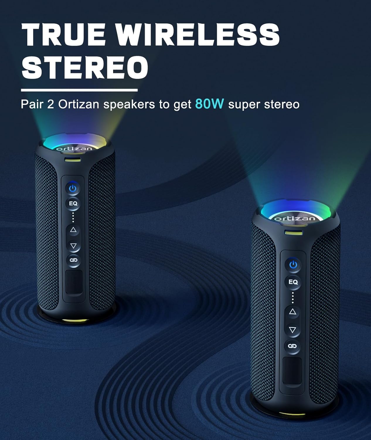 Ортовые Bluetooth-колонки 40 В – обзор и цена Portable Bluetooth Speaker Waterproof Ipx7