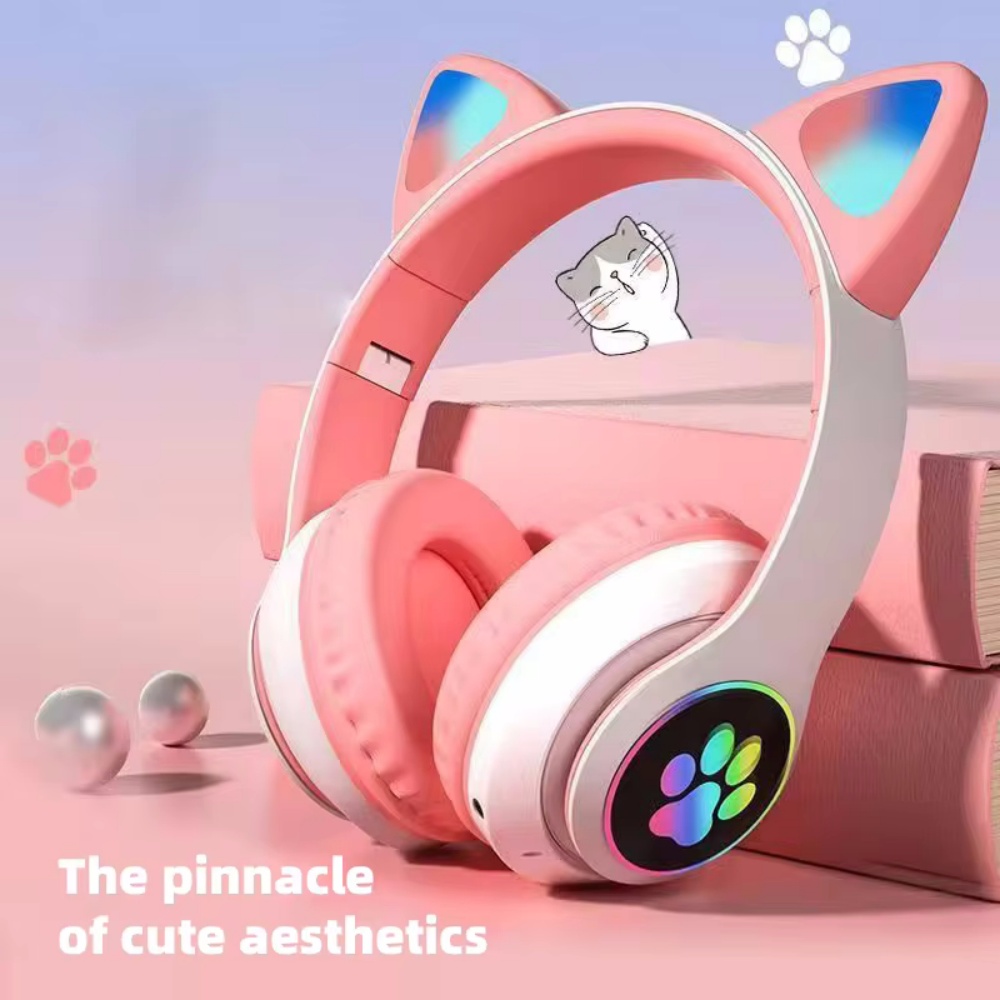 Bluetooth-совместимая гарнитур – обзор и цена Cat Ear Bluetooth Headset Led