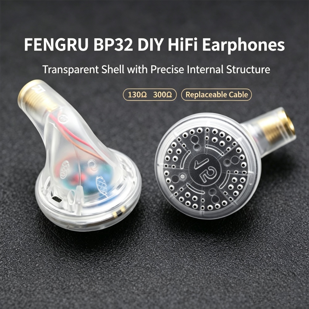 Наушники FENGRU BP32 DIY с дра – обзор и цена Planar Magnetic Iem Earphones