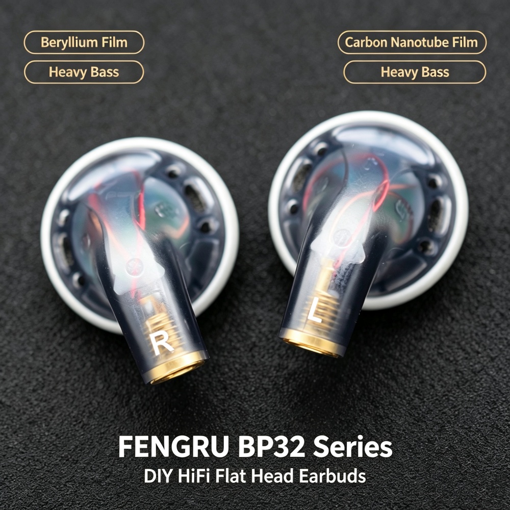 Наушники FENGRU BP32 DIY с дра – обзор и цена Planar Magnetic Iem Earphones