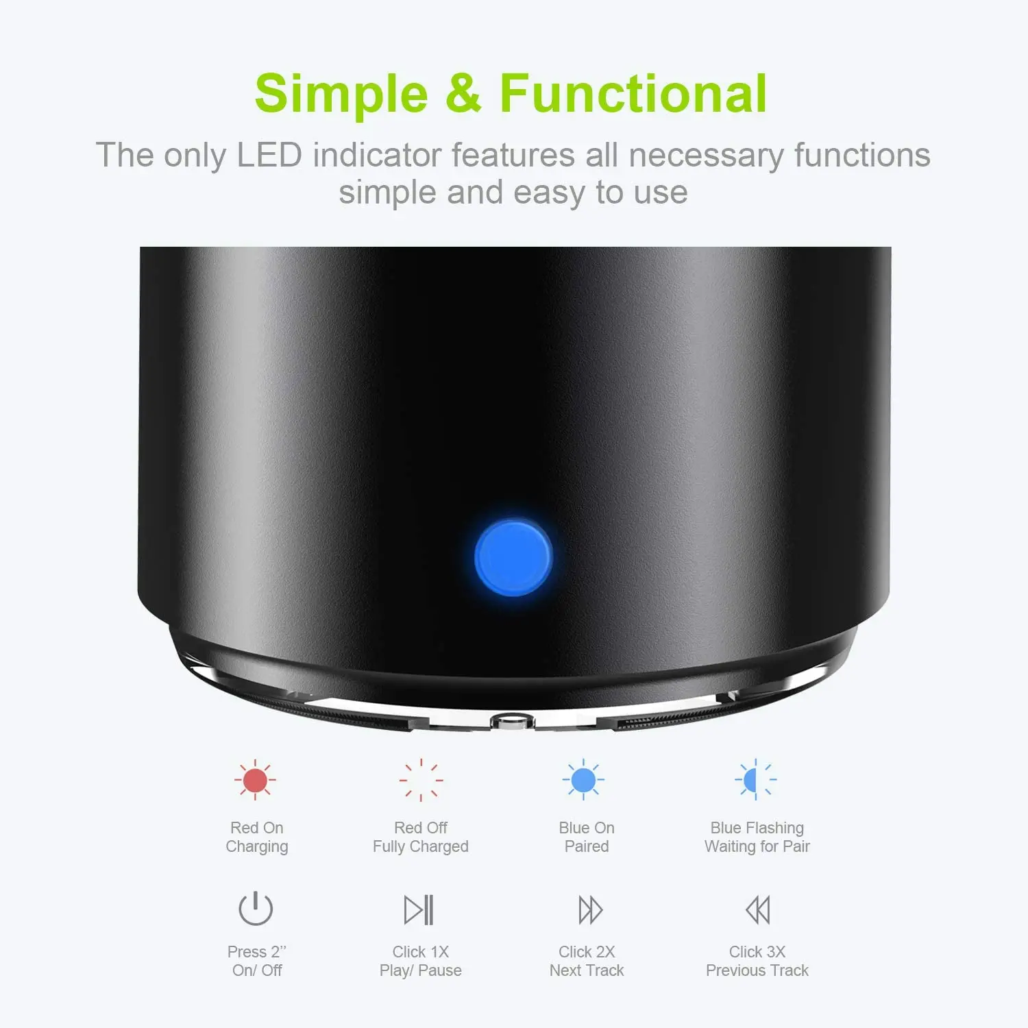 Мини-динамик Bluetooth EWA A10 – обзор и цена Portable Bluetooth Speaker Waterproof Ipx7