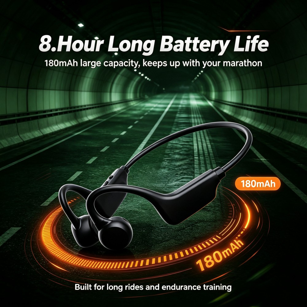 KEBIDUMEI Bluetooth 6.0 Наушни – обзор и цена Open Ear Air Conduction Headphones