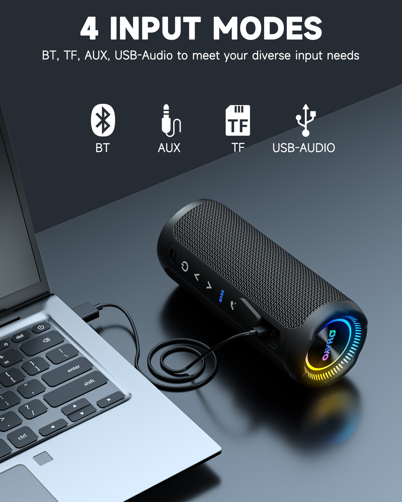 Bluetooth-динамик OHAYO X10MAX – обзор и цена Portable Bluetooth Speaker Waterproof Ipx7